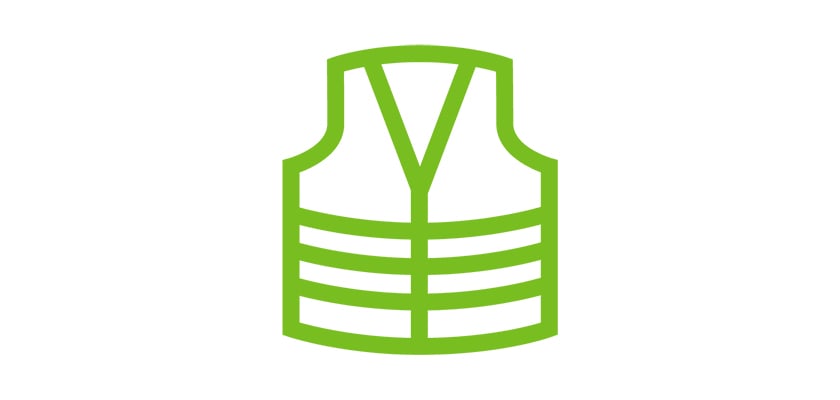 Pictogram of safety west