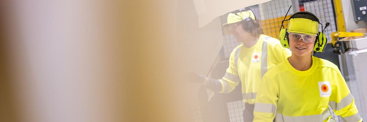 Production worker at Imatra Mill.