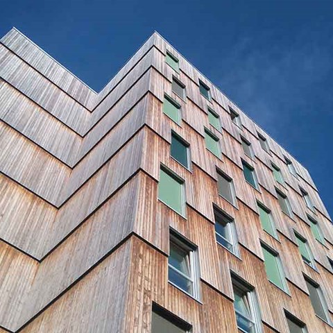 Wooden buildings for healthy and sustainable living
