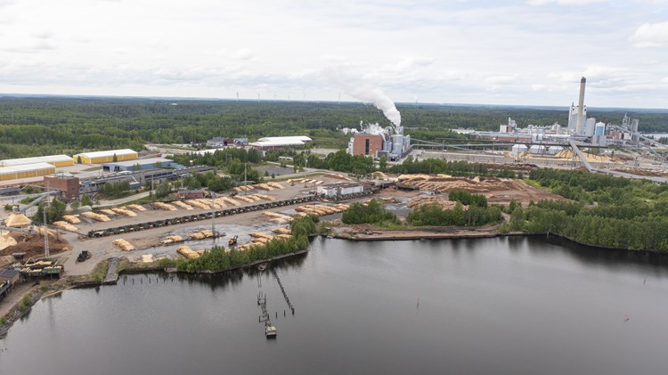 Image in Stora Enso Honkalahti sawmill.