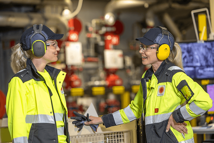 Photo of summer employees in Stora Enso.