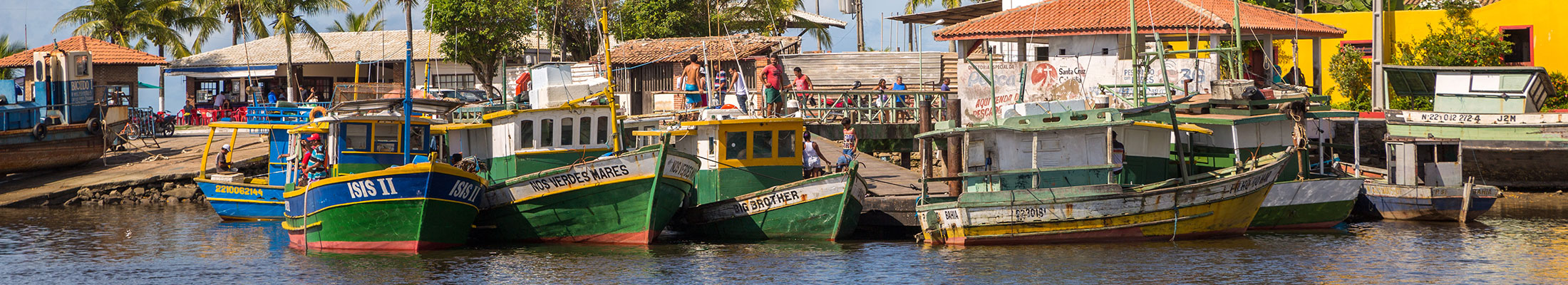 Fishing boats in Brazil