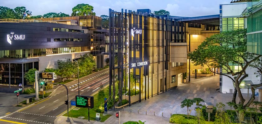 Bâtiment SMU Connexion - Crédit photo&nbsp;: Université de management de Singapour
