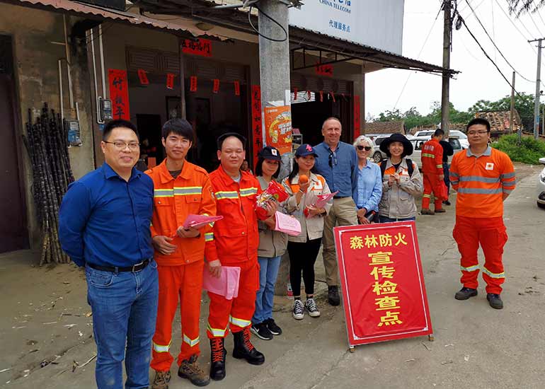 Engaging with local community in Guangxi China