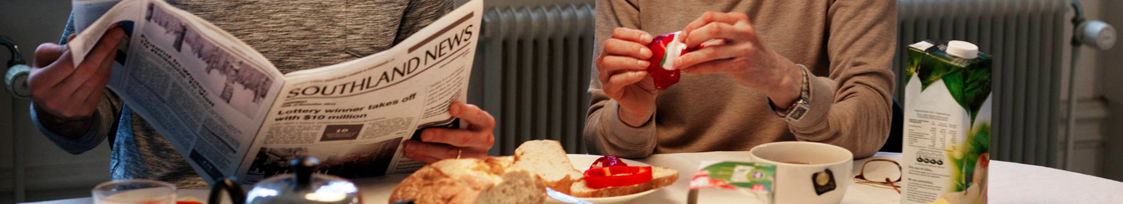 Breakfast table