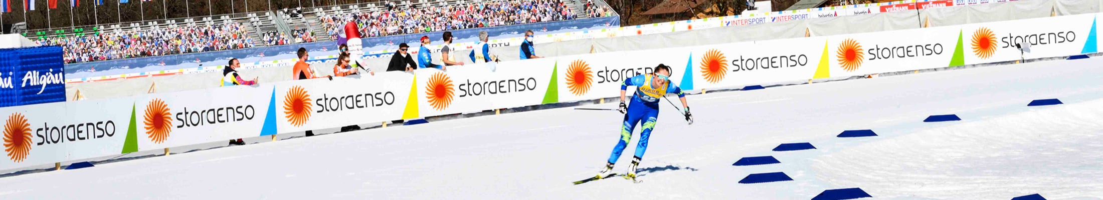 Stora Enso and FIS, Skier in action