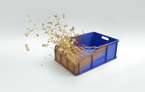 Biocomposite storage mobile