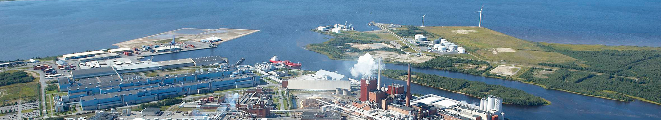 Oulu Mill aerial image