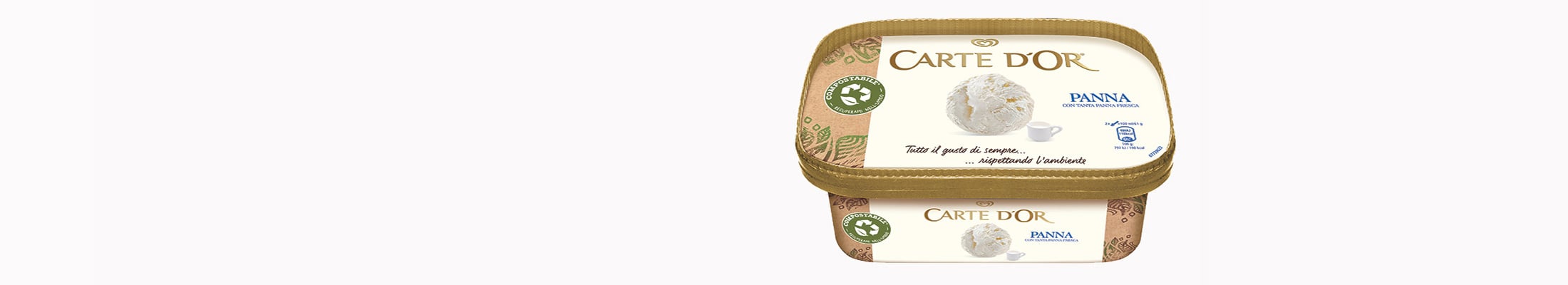 Ice cream package Carte d'Or