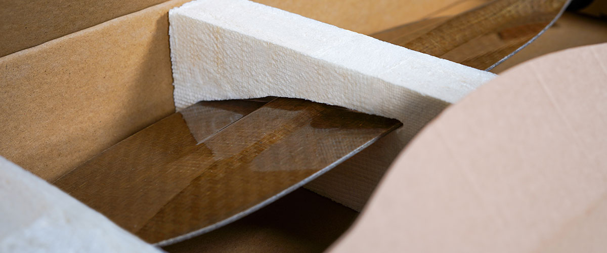 Protective foam in packaging