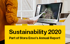 Stora Enso's Sustainability report 2020