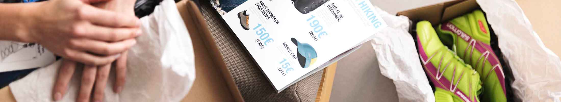 Shoes in box
